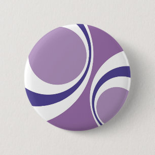 purple retro 2 inch round button