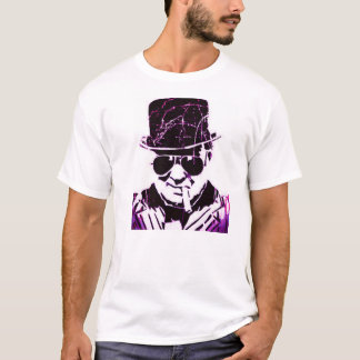Purple retro Churchill T-Shirt