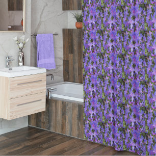 Purple Rhododendron Flowers Floral Pattern