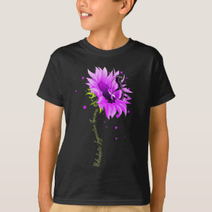 Purple Ribbon Butterfly Overdose Awareness Women W T-Shirt