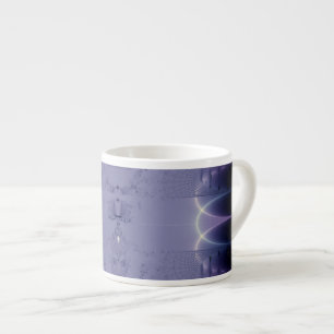 Purple Ribbon Espresso Cup