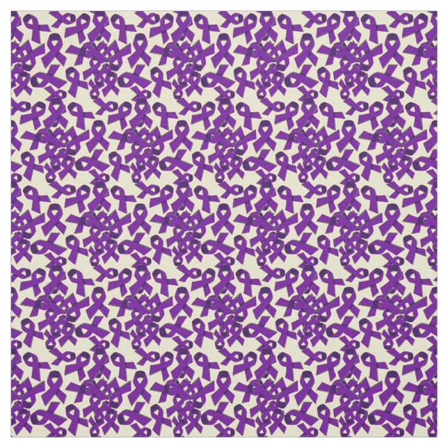 Purple Ribbon Fabric (Swatch)