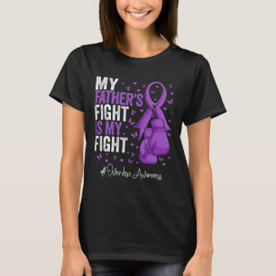 Purple Ribbon Father Overdose Awareness T-Shirt