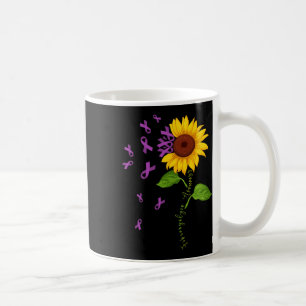 Purple Ribbon Fibromyalgia Awareness Month Warrior Coffee Mug