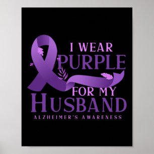 Purple Ribbon Heimerheimer Fighter Husbynd Heimerh Poster