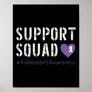 Purple Ribbon Men Women Kids Heimerheimer's Awaren Poster
