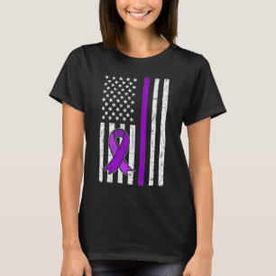 Purple Ribbon. Overdose Awareness 5 T-Shirt