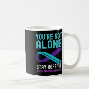 Purple Ribbon Support Suicide Prevention Awareness Coffee Mug