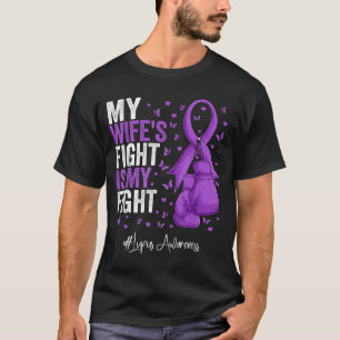 Purple Ribbon Wife Lupus Awareness T-Shirt