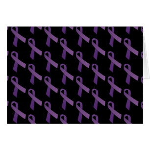 Purple Ribbons Tiled  Pattern