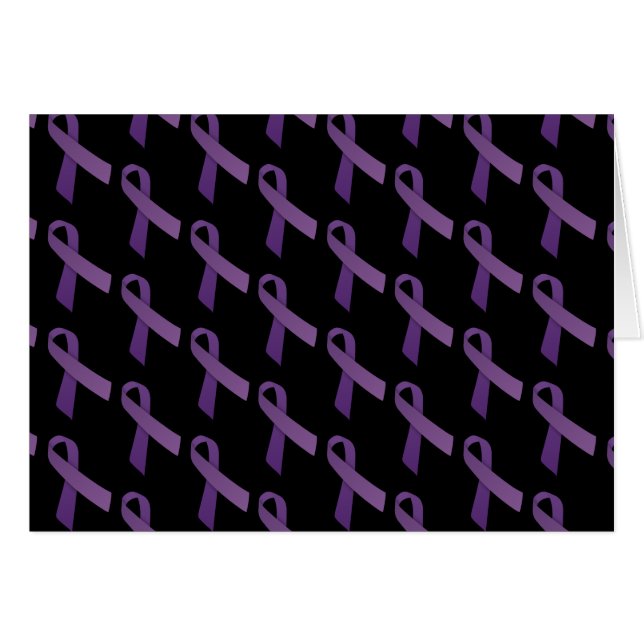 Purple Ribbons Tiled  Pattern (Front Horizontal)