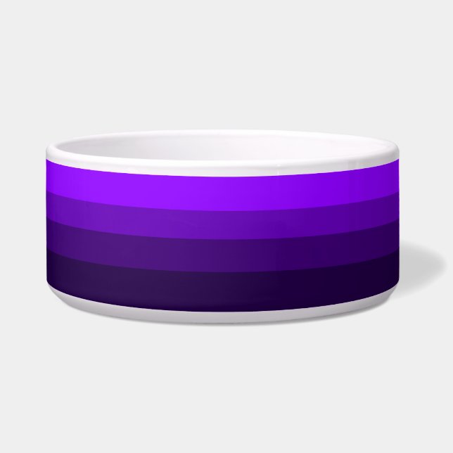 Purple Riot Ceramic Pet Bowl (Front)