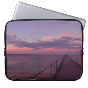 Purple Ripples, Stansbury, South Australia, Laptop Sleeve