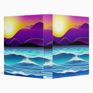 Purple Rolling Hills Binder
