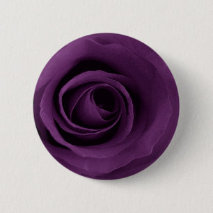 Purple Rose 2 Inch Round Button