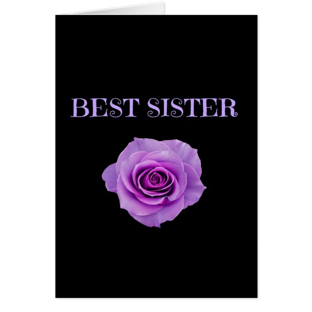 Purple Rose Best Sister (Front)