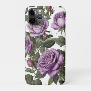 Purple Rose Budding Roses, iPhone 11 Pro Case