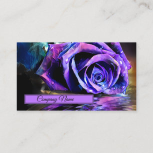 Purple Rose Business Card