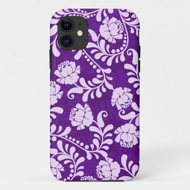 Purple Rose Case-Mate iPhone Case (Back)