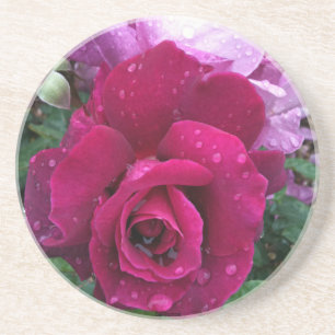Purple Rose Coaster