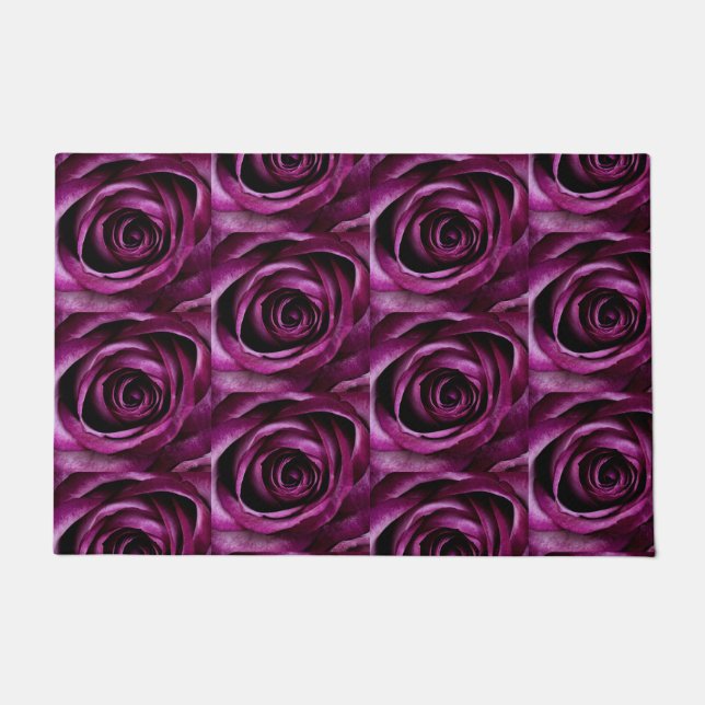 Purple Rose Doormat (Front)