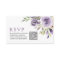 Purple Rose Floral Wedding QR Code RSVP