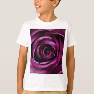 Purple Rose Flower T-Shirt