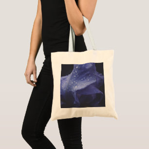 Purple Rose Flower Tote Bag