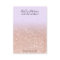 Purple rose gold glitter jewellery earring display