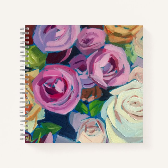 Purple Rose Journal ou Sketchbook (Devant)
