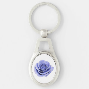 Purple Rose Keychain