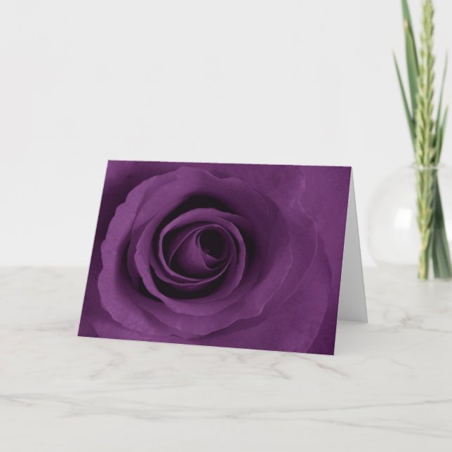 Purple Rose of Artsy Card (Front)