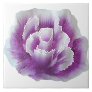 Purple Rose Painting Tile