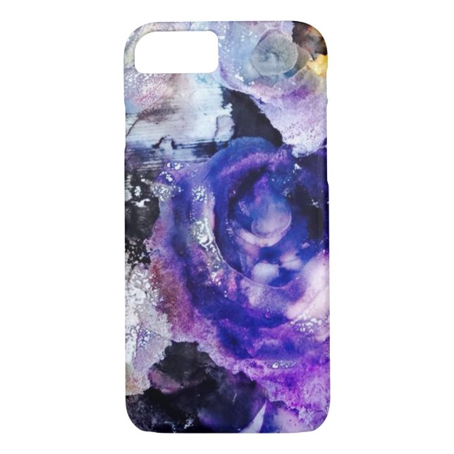 Purple Rose Phone Case (Back)