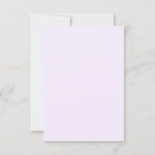 Purple Rose Soft Pale White Pastel Solid Color Card