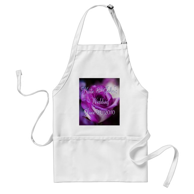 Purple Rose Standard Apron (Front)