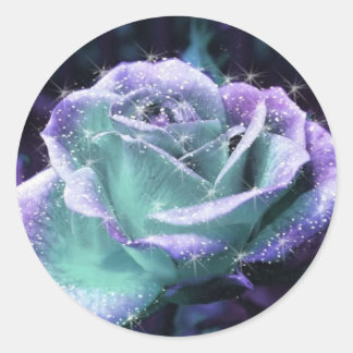 Purple Rose Stickers