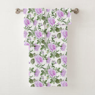 Purple Rose verdure Floral Fleurs Élégant Cadeau