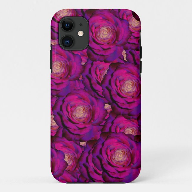 Purple roses Case-Mate iPhone case (Back)