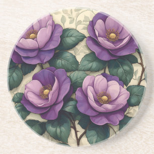 Purple Roses Coaster
