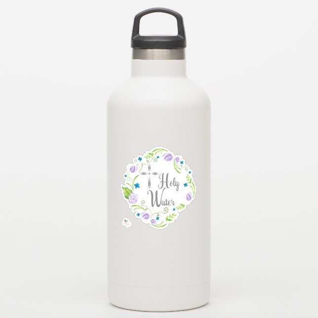Purple Roses Holy Water (Waterbottle)