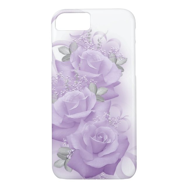 Purple Roses iPhone Case (Back)