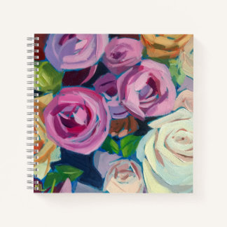 Purple Roses Journal or Sketchbook
