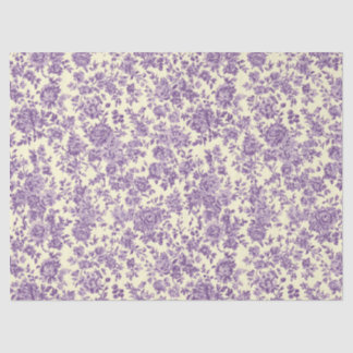 Purple Roses Tissue Paper
