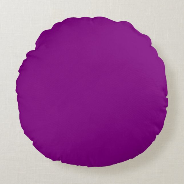 Purple Round Pillow (Front)