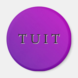 Purple Round Tuit Magnet