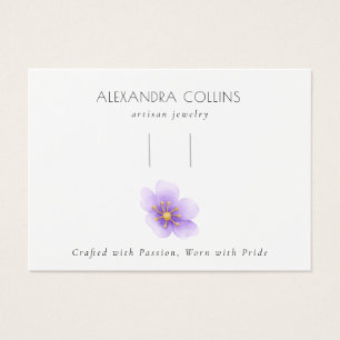 Purple Sakura Blossom Hairclip Barrette Display