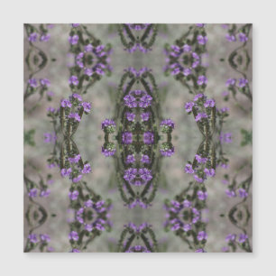 Purple Salt Heliotrope Wildflower Pattern