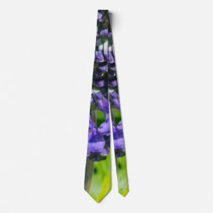 Purple Salvia Neck Tie