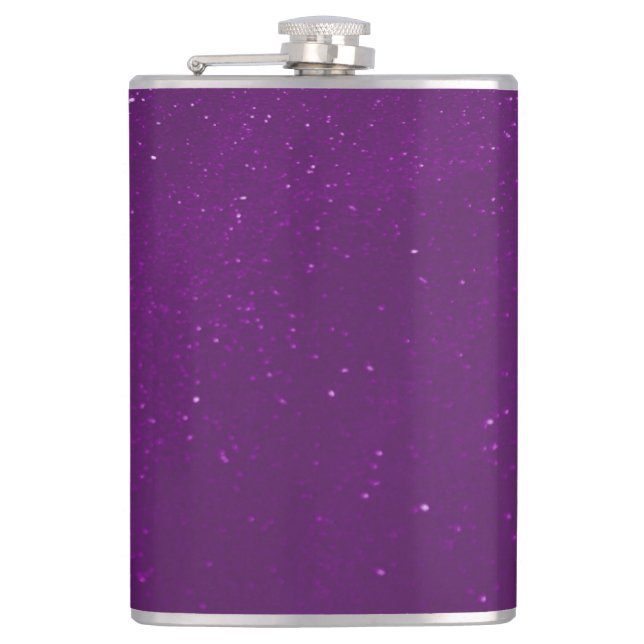 Purple Sand Hip Flask (Front)